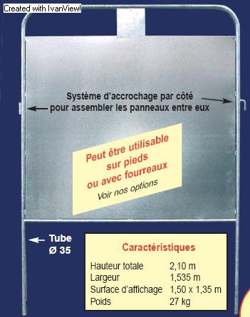 Panneau élection Bruxelles